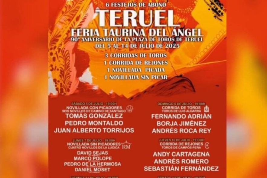 Roca Rey, atractivo  en los carteles de la Feria Taurina del Ángel de Teruel