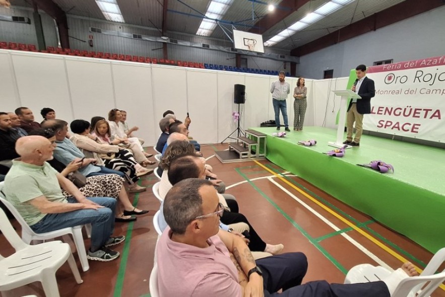 El alcalde de Monreal ensalza el carácter familiar del azafrán en la apertura de la feria