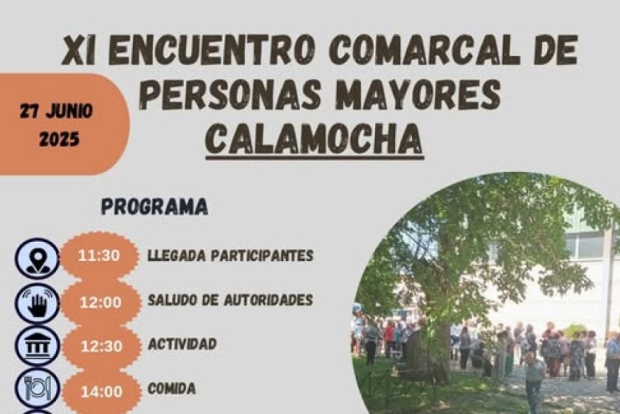 Calamocha acogerá el XI Encuentro Comarcal de Personas Mayores