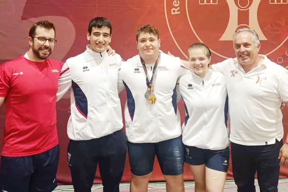 Carlos Magallón, campeón de España de halterofilia en categoría sub-17
