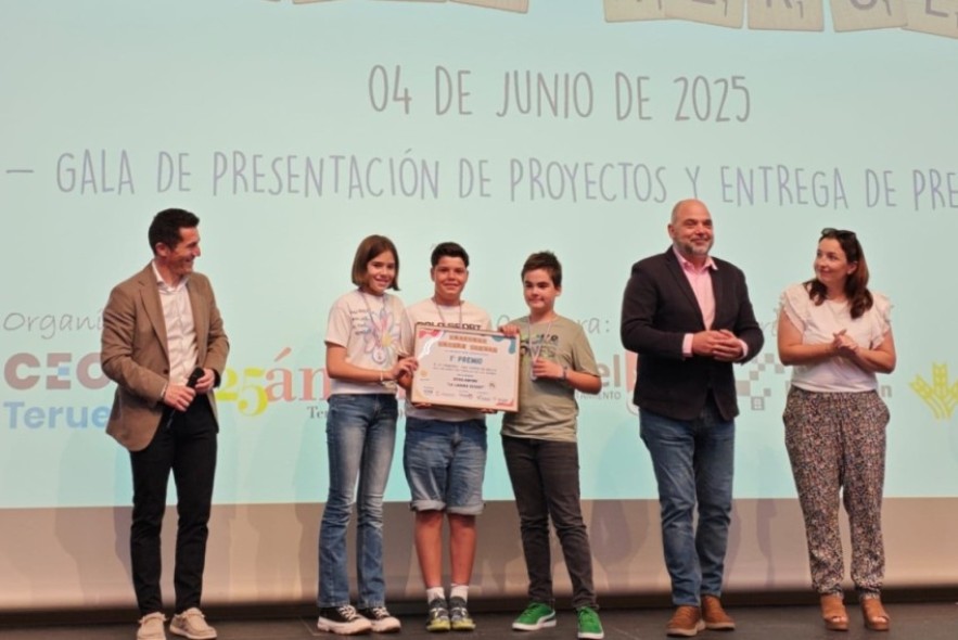 El CRA Campo de Bello gana el concurso Emprende, Futuro Teruel