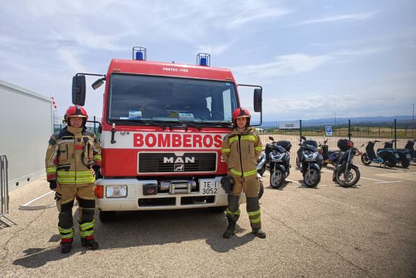 Setenta bomberos participan en el dispositivo de seguridad de Motorland