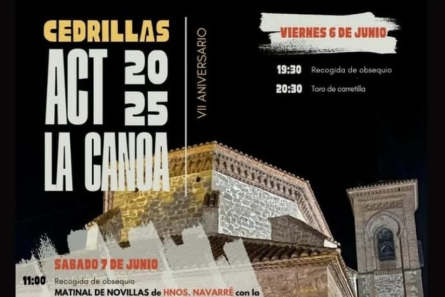 La Canoa de Cedrillas ha preparado un completo cartel