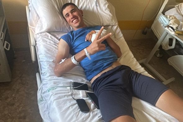 Una caída en el Europeo de Italia manda al hospital a Roberto Bou