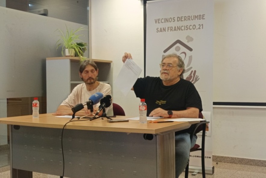 Afectados del derrumbe en Teruel interponen recurso judicial por la inacción del ayuntamiento
