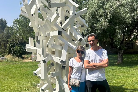 Una nueva ruta de arte contemporáneo florece entre los viñedos de Venta d’Aubert