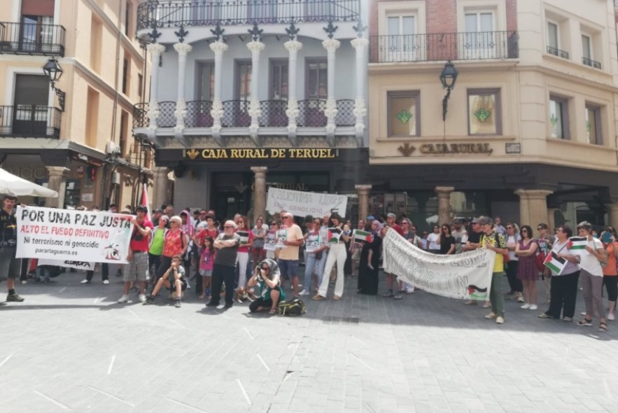 Teruel se suma a la petición del fin del genocidio en Gaza
