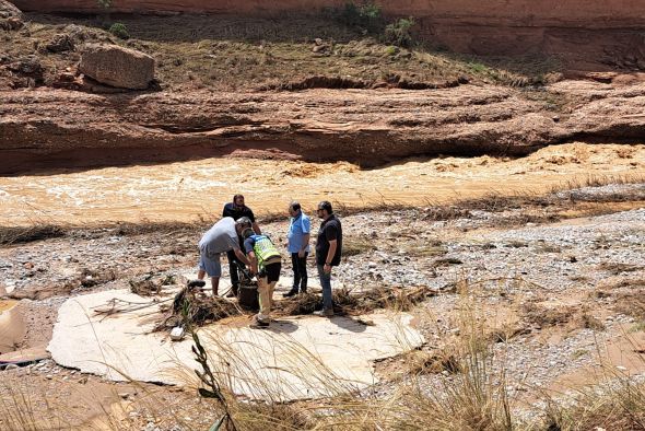 Una intensa tormenta provoca inundaciones en varios municipios aragoneses