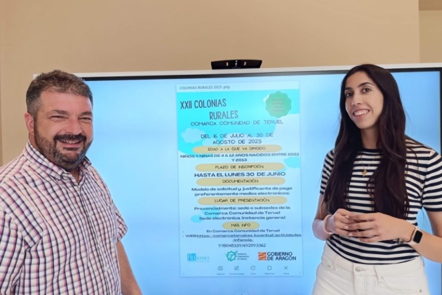 Abierto el plazo de inscripción para la XXII edición de las colonias rurales de la Comunidad de Teruel