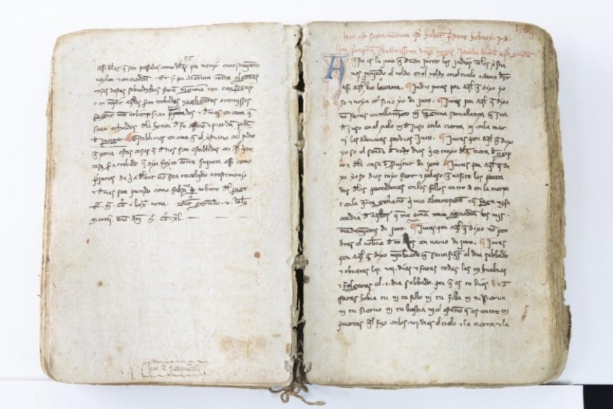 Recuperado un códice manuscrito de 1313 de Teruel en propiedad de un particular de Elche