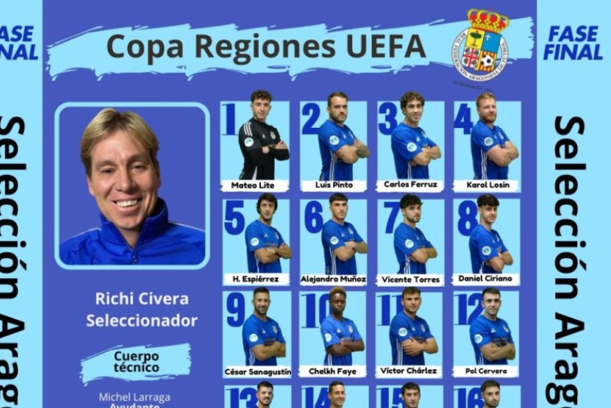 Dos turolenses entre los convocados con Aragón para la Copa Regiones