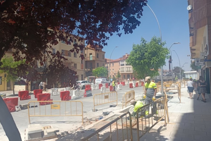 Las obras de rehabilitación del firme en la avenida Sagunto de Teruel comienzan este lunes