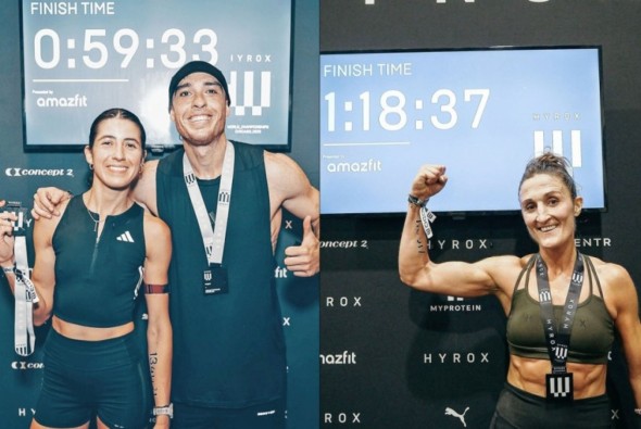 Mónica Ferrer y Juan Madrid: de probar suerte a referencia mundial en Hyrox