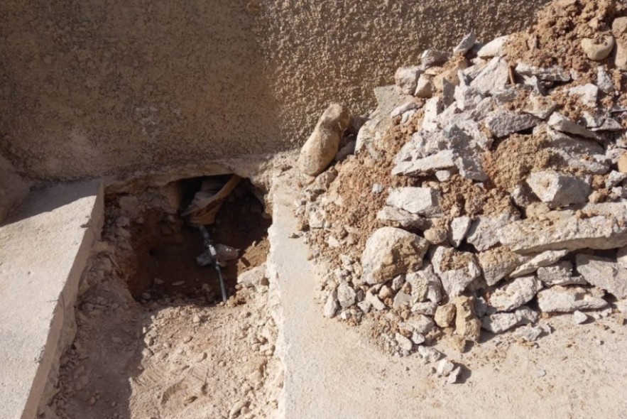 Vivel del Río localiza  la fuga del sistema de abastecimiento de agua