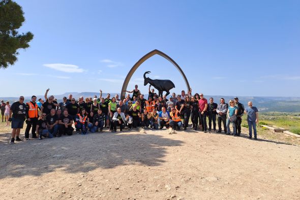La II Concentración Motera The Silent Route cita a 300 personas en Ejulve y su entorno