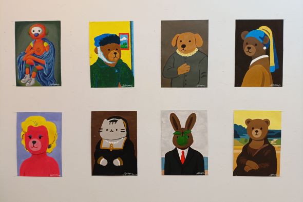La Escuela de Arte  de Teruel despide un nuevo año con color, volumen y creación