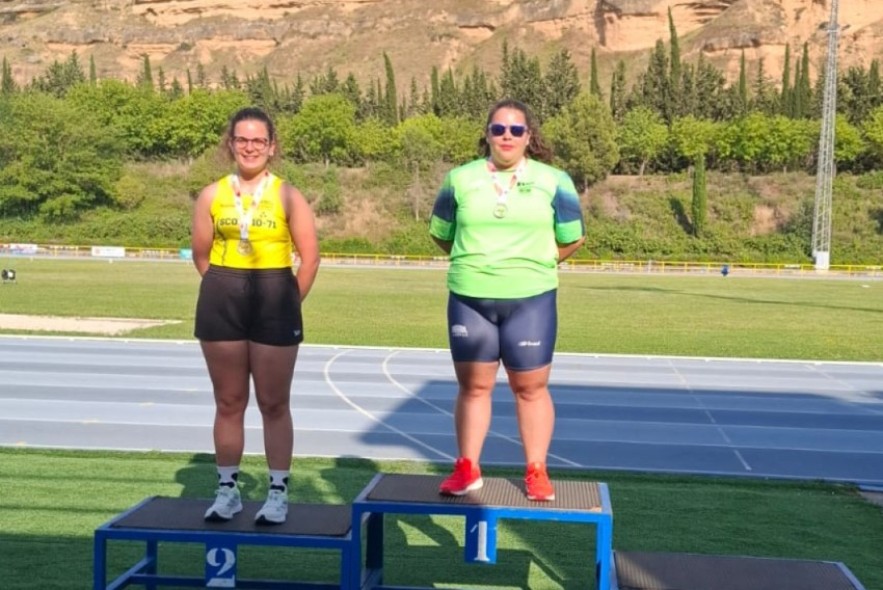 Medallas para las atletas Lapuente, Sanz y Villarroya en Monzón