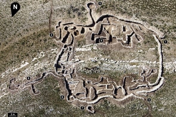 La Loma de la Solana de Cañada Vellida conforma un complejo laberinto que es fruto de su intensa actividad