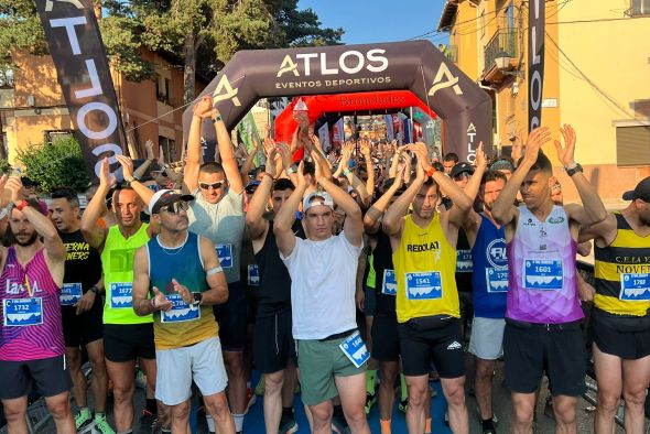 Raúl Guillén brilla en la maratón del Trail Bronchales, éxito de nuevo
