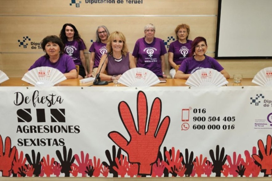 La campaña 'De fiesta, sin agresiones sexistas' regresa a los pueblos turolenses con el respaldo de la Diputación de Teruel