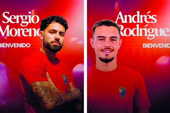 Sergio Moreno y Andrés Rodríguez son los primeros fichajes del CD Teruel para la 2025-2026
