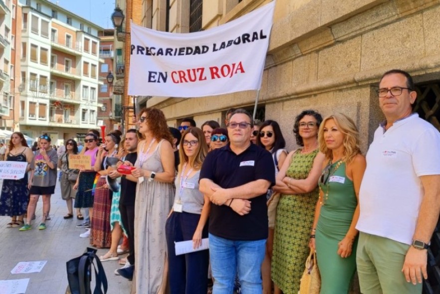 Los trabajadores de Cruz Roja denuncian el retraso en recibir la subida salarial