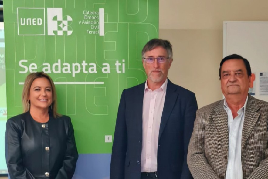 El aula de la Uned de Calamocha imparte en octubre un curso de piloto europeo de dron