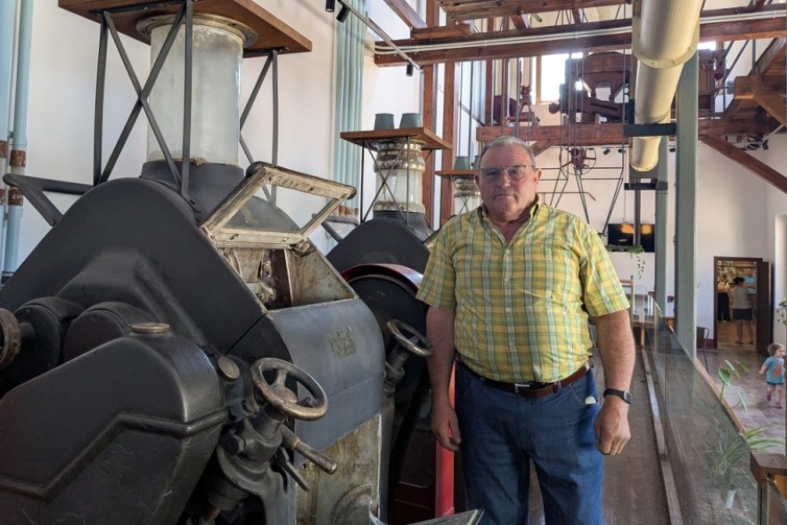 José Ortega Asensio, último molinero de la harinera de Torres de Albarracín: “La harinera de Torres cerró porque nos extendimos mucho  y hubo clientes que no pagaban”