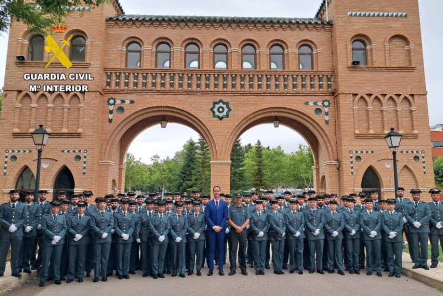 Incorporados 63 guardias civiles alumnos en la Comandancia de Teruel