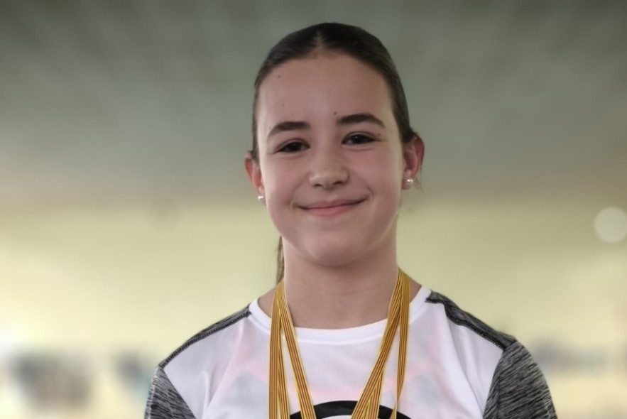 Leyre Pérez representará a Teruel en el Campeonato de España Alevín de natación