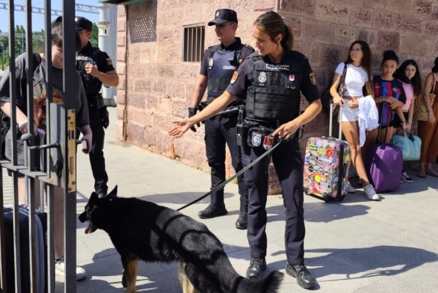 Trece personas detenidas por la Policía Nacional durante la Vaquilla