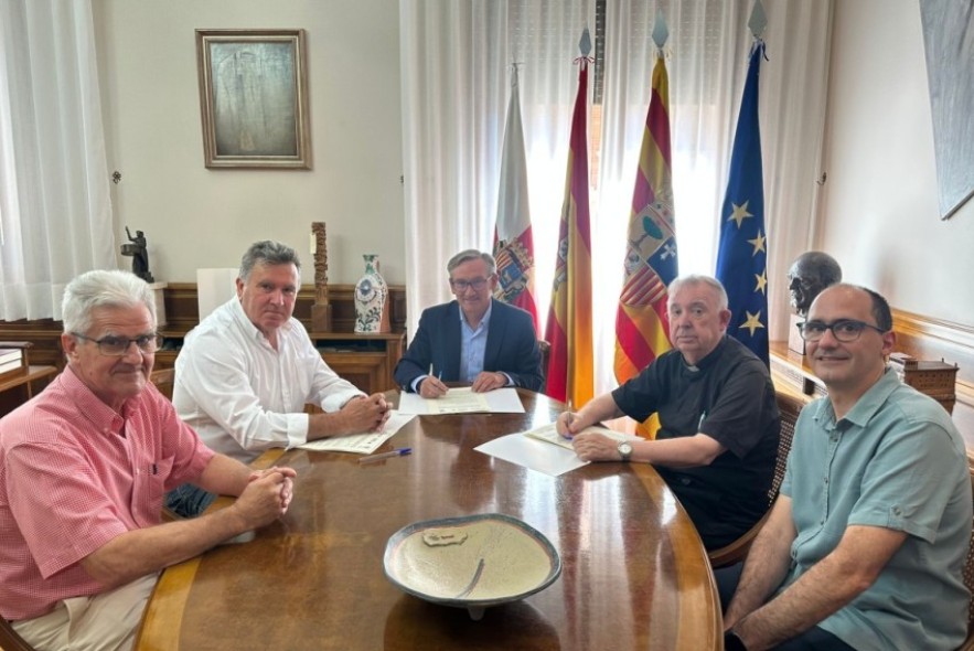 La DPT junto con el Obispado de Teruel y Albarracín y Fundación Ibercaja firma un convenio para la conservación de doce iglesias