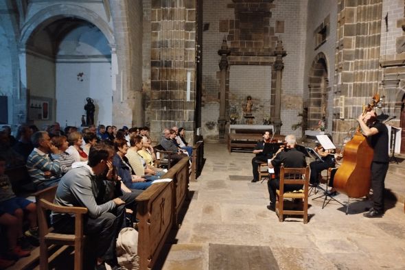 Éxito en los conciertos del quinteto Canet Clàssic  en diez pueblos comarcales