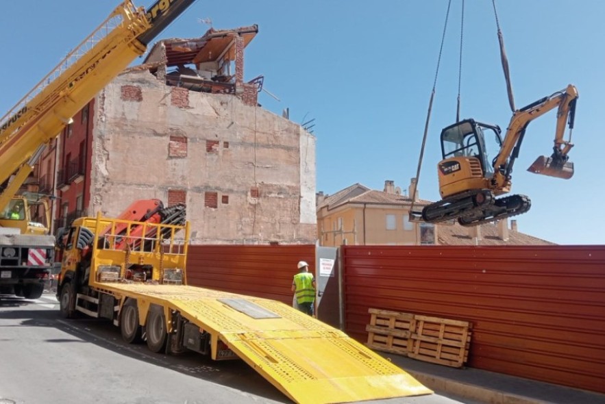 Cortan la calle San Francisco para los trabajos preparatorios para las pruebas de las aseguradoras