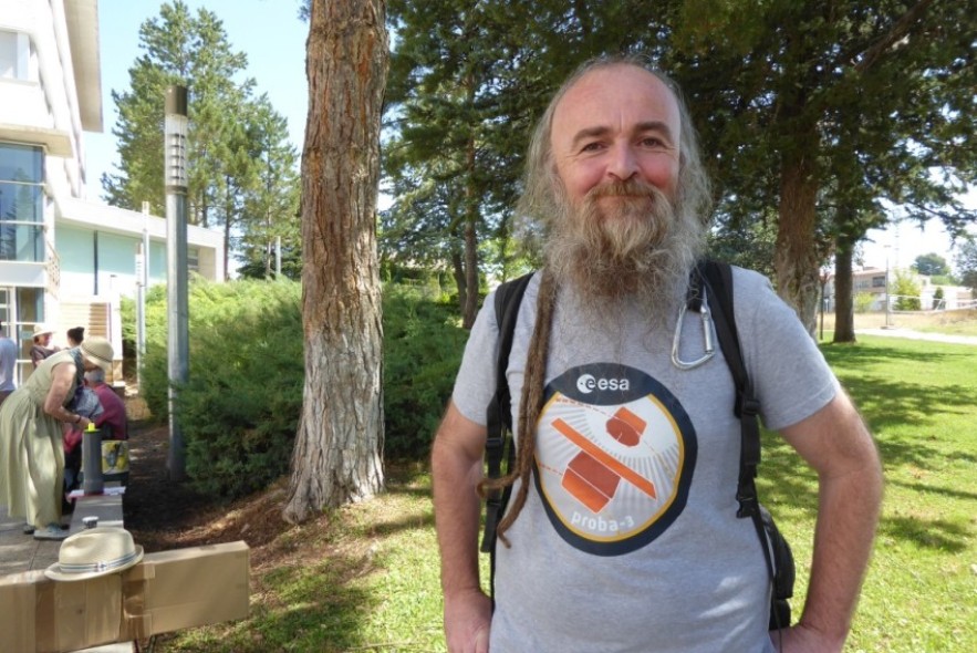 Gerardo Capobianco, científico del instituto nacional de astrofísica de Italia: “Con los eclipses me fijo sobre todo en los instrumentos, pero es algo emocionante e impactante”