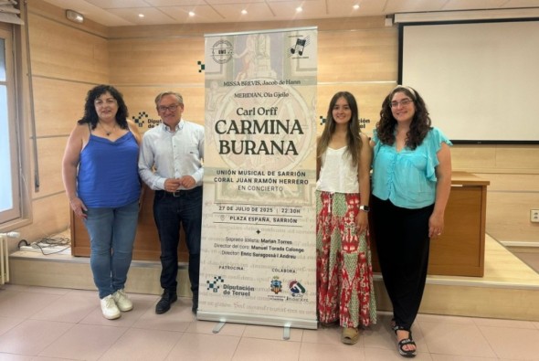 La banda de Sarrión se une a un coro de Castellón en un concierto sinfónico