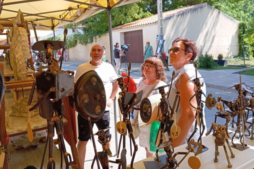 Todo listo en Monreal del Campo para  una nueva edición de la feria Artemón