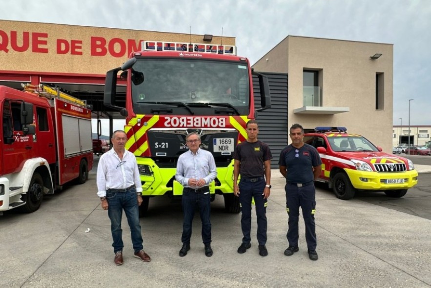 La DPT invierte casi 500.000 euros en un nuevo camión de bomberos que se ubicará en Calamocha