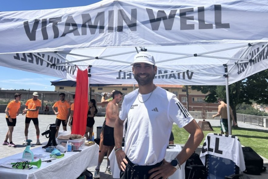 El famoso atleta Sergio Turull corre  en Teruel para su proyecto ´50-50-50´