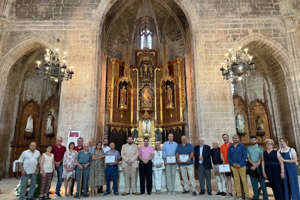 La Asociación Patrimonial Colegiata de Mora de Rubielos honra al municipio