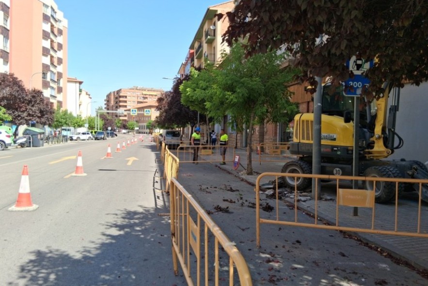 Comienza un nuevo tramo de las obras de la avenida Sagunto que obligará a nuevas desviaciones de tráfico