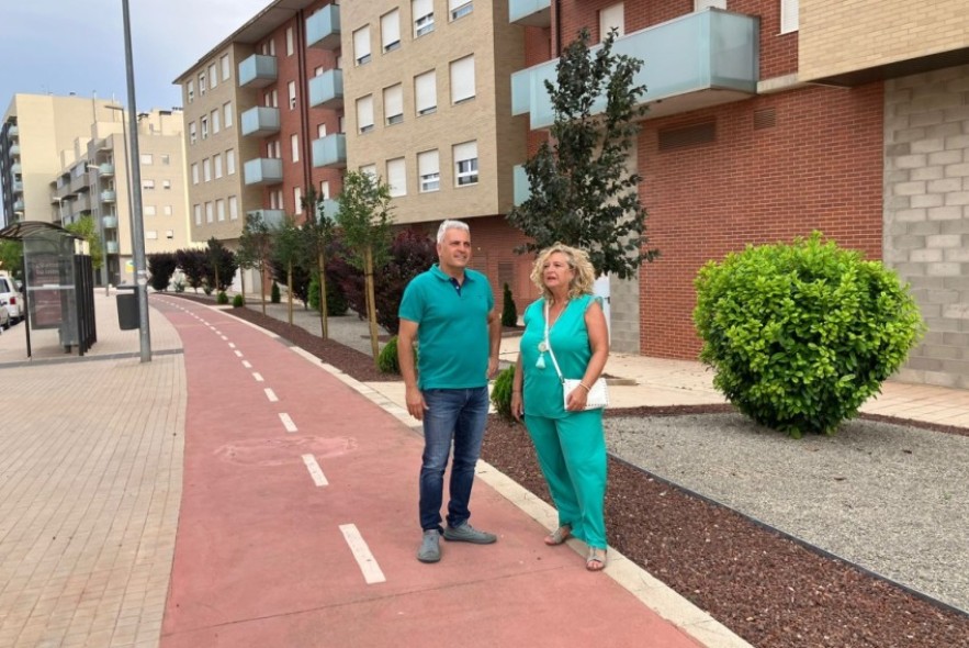 El Ayuntamiento de Teruel acondiciona una zona verde de la carretera de Castralvo