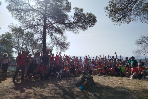Finaliza la recuperación de las balsas de Arens con una ruta multitudinaria