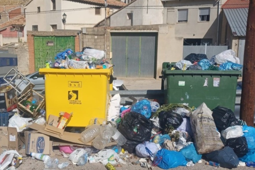 Los municipios de la comarca del Jiloca denuncian incumplimientos en la recogida de basuras