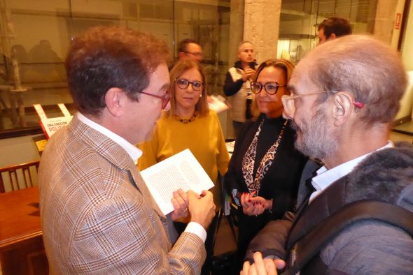 Las instituciones y el PSOE de Teruel reconocen el trabajo de Lambán y su compromiso por el interés general
