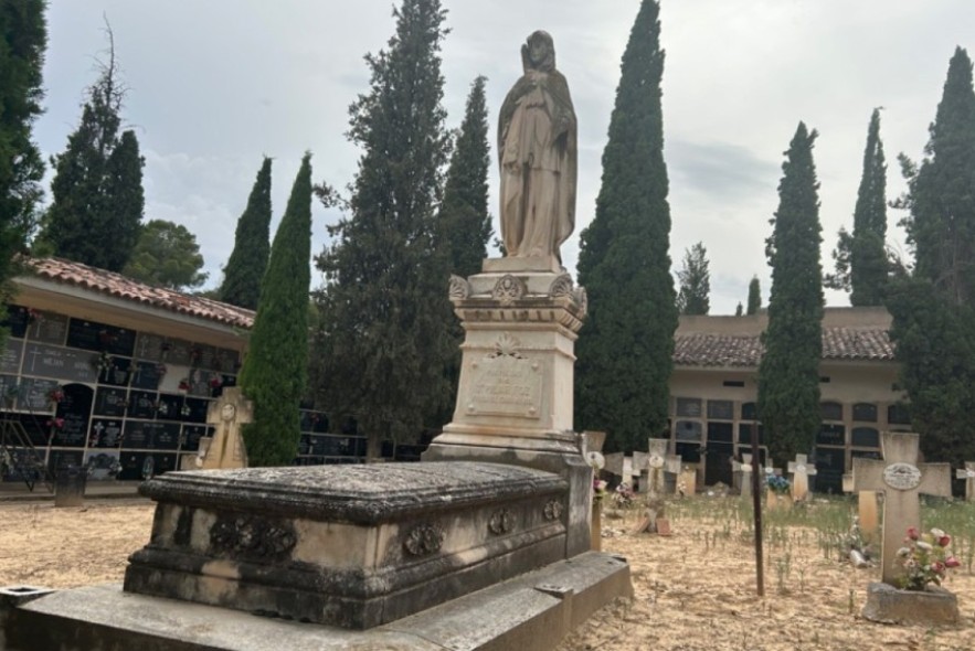 Un mausoleo olvidado del siglo XIX en Alcañiz centra un estudio pionero de conservación digital