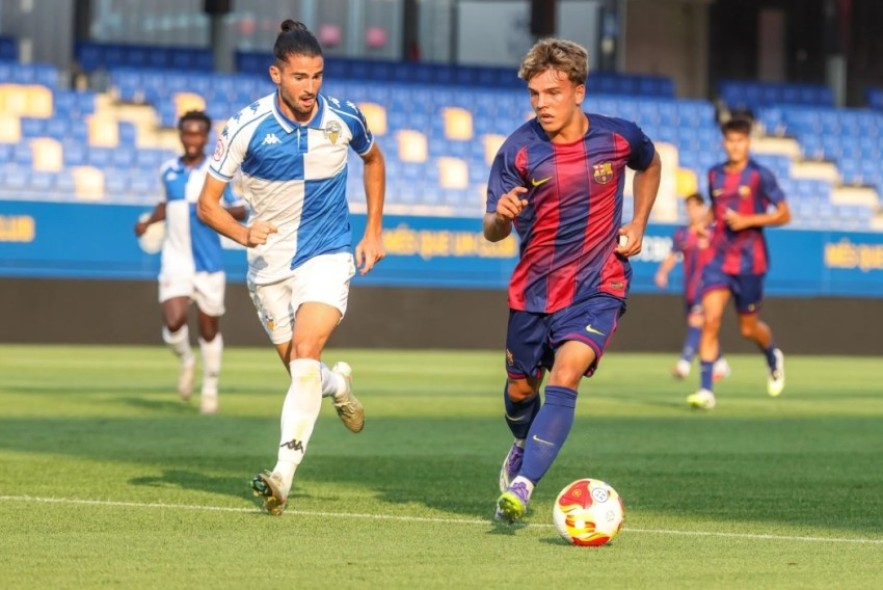 Juan Hernández, con el foco puesto en la Intercontinental sub-20 con el Barça B