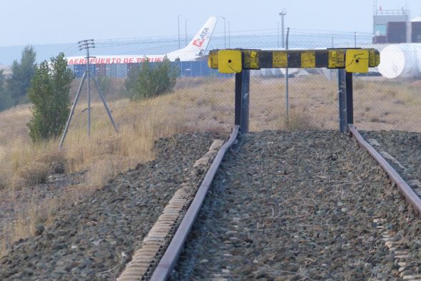 Los ramales ferroviarios de Platea y el Aeropuerto de Teruel, una asignatura pendiente desde hace tres lustros