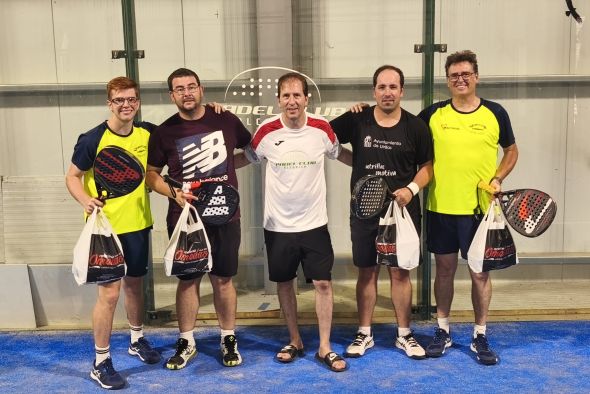 Carlos Martínez y Álvaro García, nuevos campeones de la Liga de Pádel de Alcorisa en Segunda División