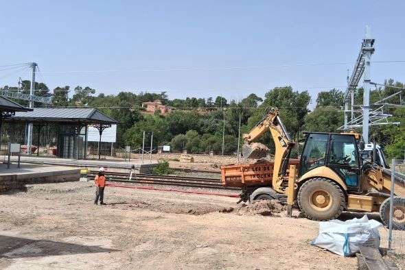 Comienzan las obras de supresión del paso a nivel en la estación de tren de Teruel